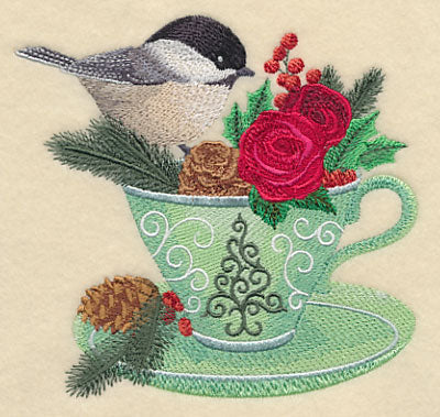 Chickadee and Christmas Tea - Image 3