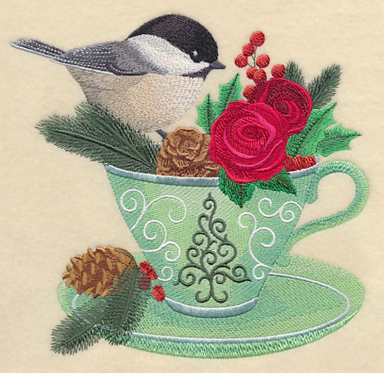 Chickadee and Christmas Tea - Image 4
