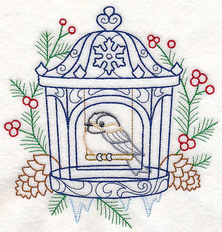 Chickadee Birdcage (Vintage) - Image 3