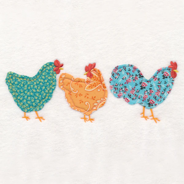 Chicken Trio (Crafty Cut Applique) - Image 5