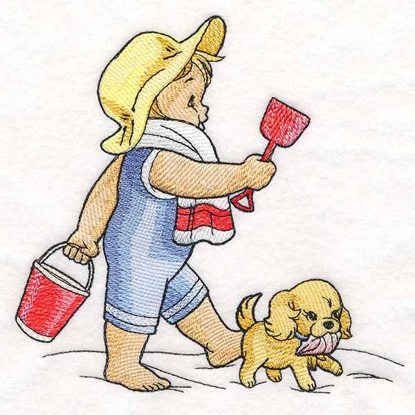 Childhood Charm - Heading to the Beach