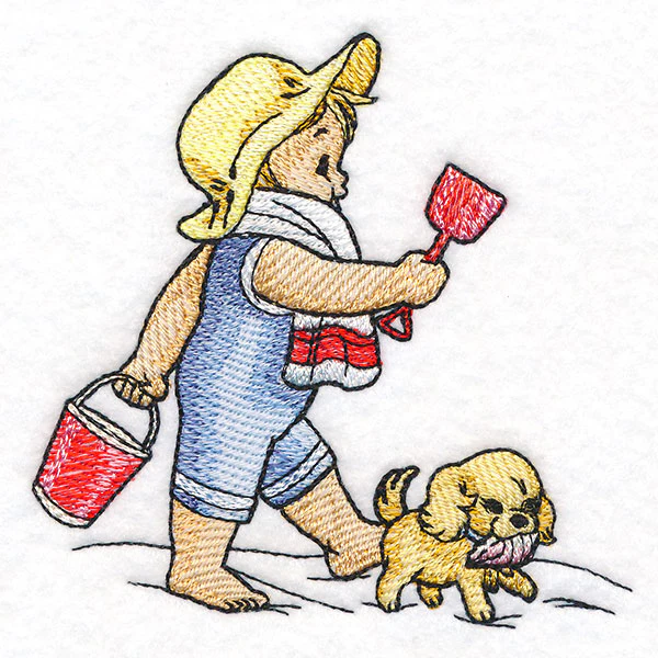 Childhood Charm - Heading to the Beach - Image 3