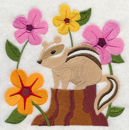 Chipmunk in Blossoms - Image 3