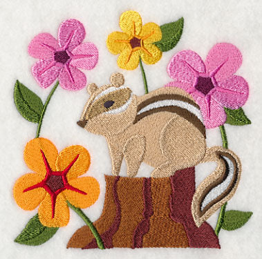 Chipmunk in Blossoms - Image 4