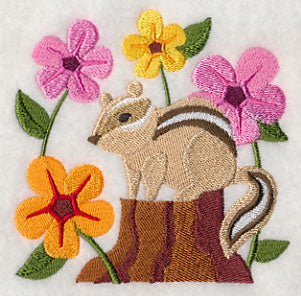 Chipmunk in Blossoms - Image 5