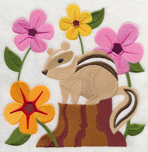 Chipmunk in Blossoms - Image 6