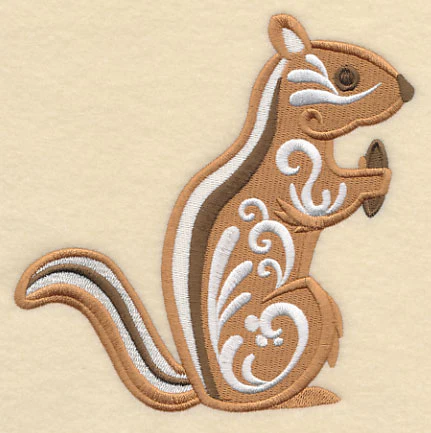 Chipmunk with Flourish - Image 4