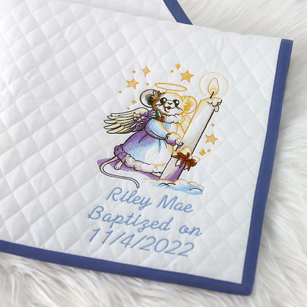 Christmas Angel Mouse with Candle - Image 6