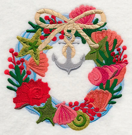 Christmas at the Beach Wreath - Image 3
