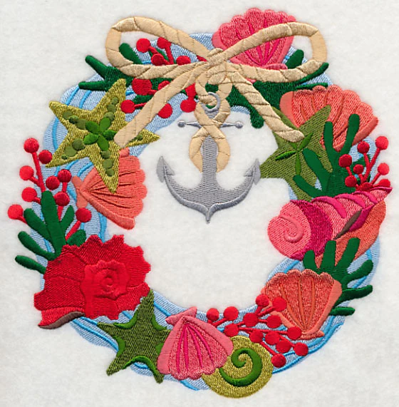 Christmas at the Beach Wreath - Image 6