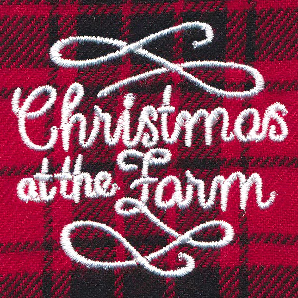 Christmas at the Farm Jar Topper - Image 2