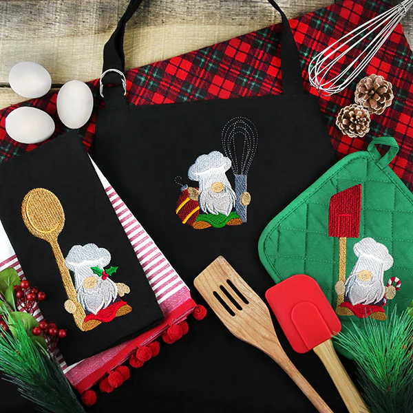 Christmas Baking Gnome with Spatula - Image 2