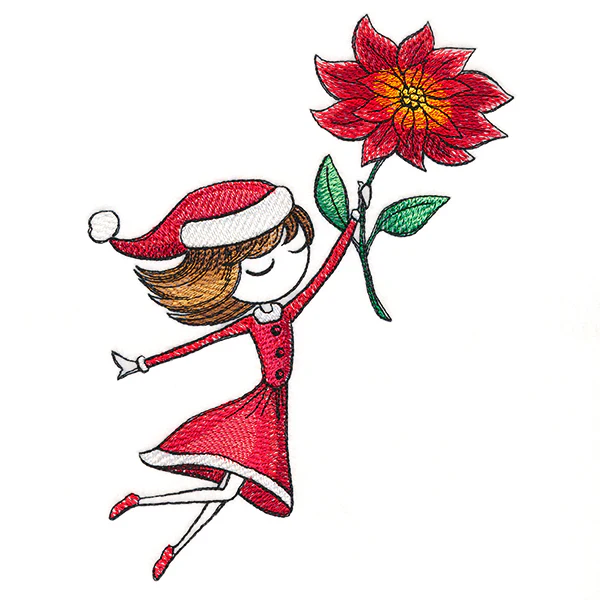 Christmas Beauty with Poinsettia - Image 4