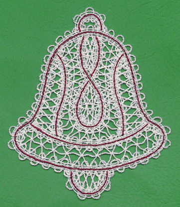 Christmas Bell (Battenburg Lace) - Image 3