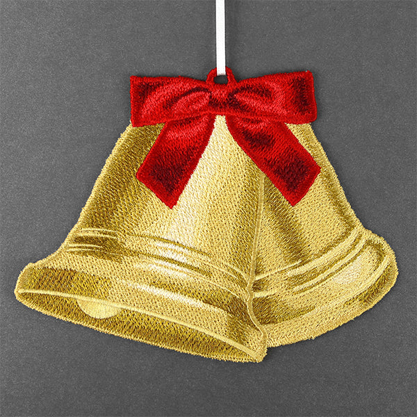 Christmas Bells Ornament (In-the-Hoop) - Image 4
