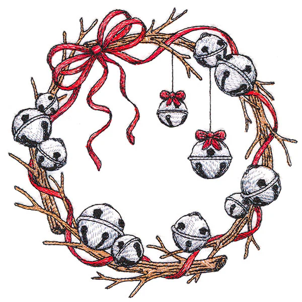 Christmas Bells Wreath - Image 4
