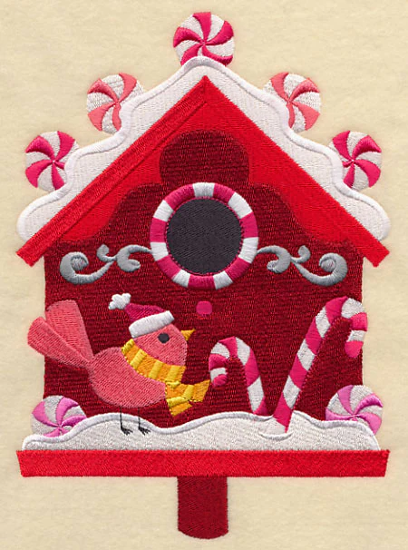 Christmas Birdie Bungalow - Peppermint - Image 4