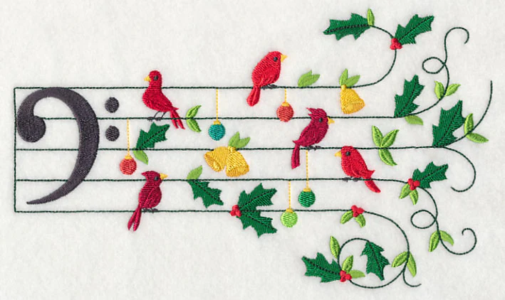 Christmas Birdsong with Holly-day Charm (Bass) - Image 2