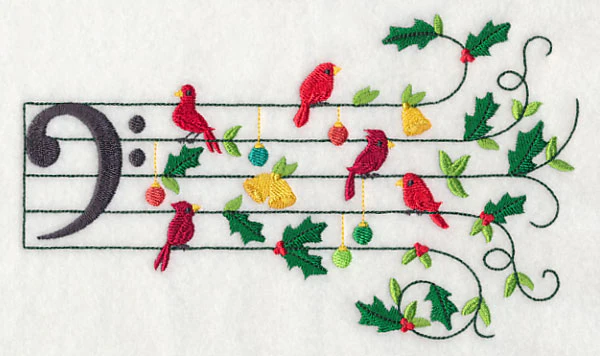 Christmas Birdsong with Holly-day Charm (Bass) - Image 3