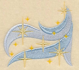 Christmas Blessing - Stars and Swirls - Image 2