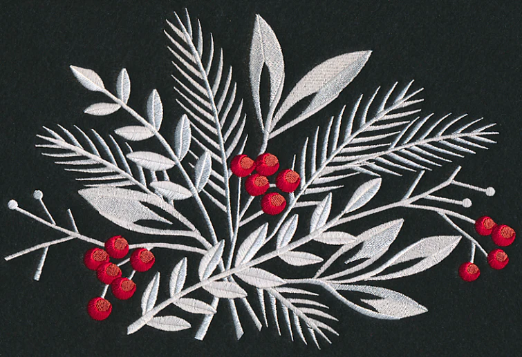 Christmas Bliss Spray (Whitework)
