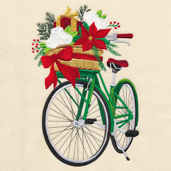 Christmas Bouquet Bicycle