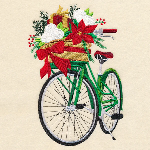 Christmas Bouquet Bicycle - Image 2