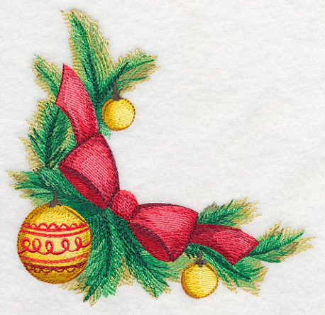 Christmas Bow Corner in Watercolor - Image 4