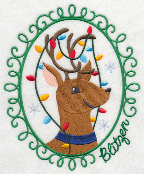 Christmas Cameo - Blitzen
