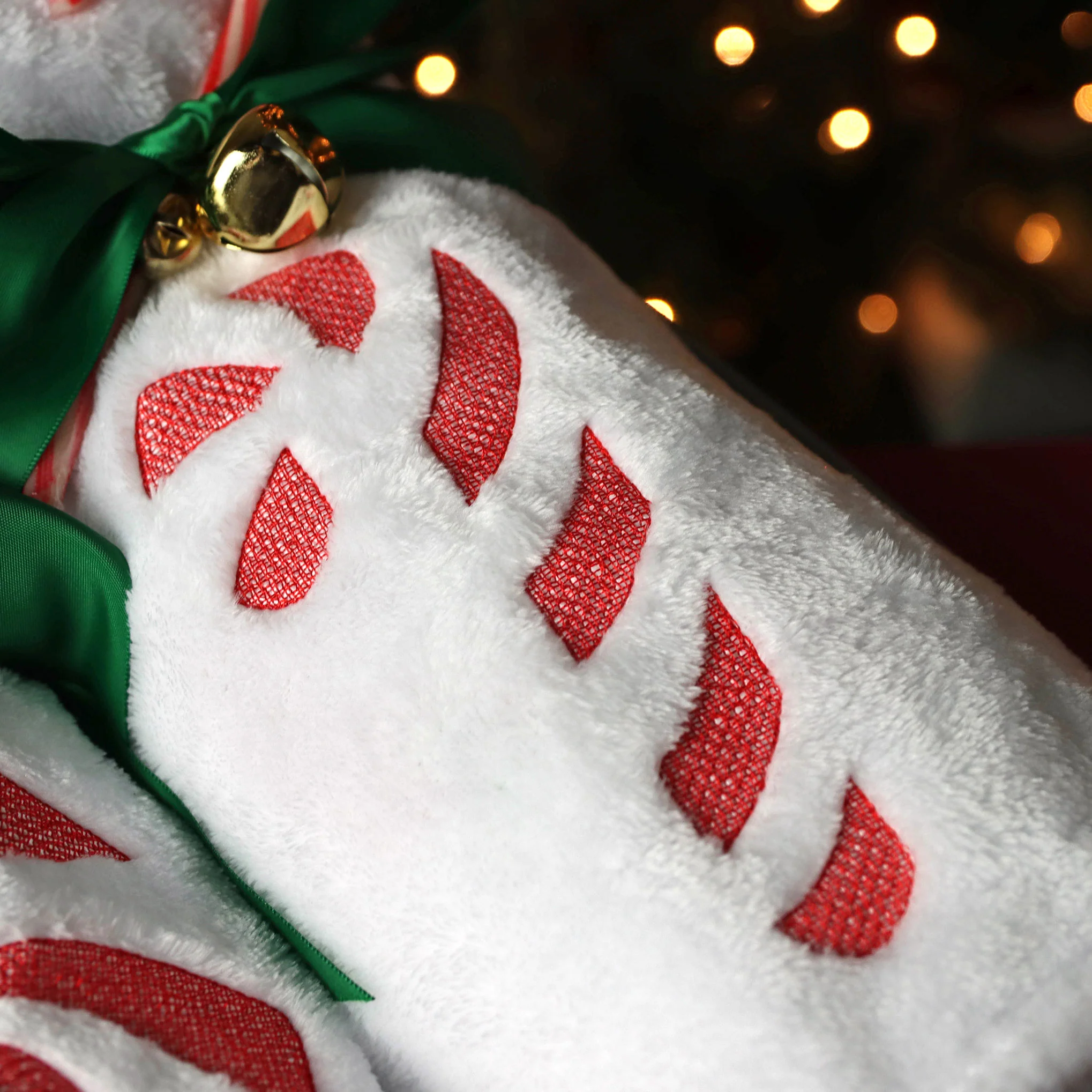 Christmas Candy Cane (Embossed)