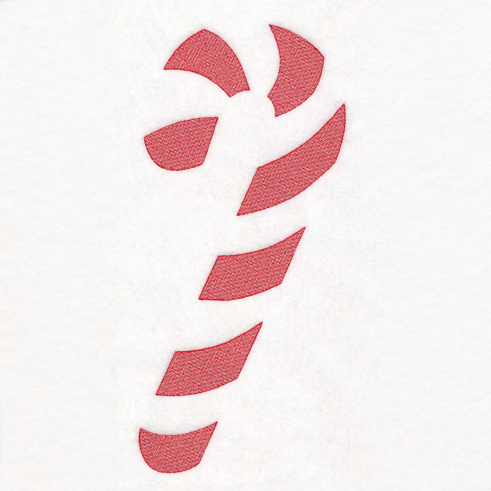 Christmas Candy Cane (Embossed) - Image 2