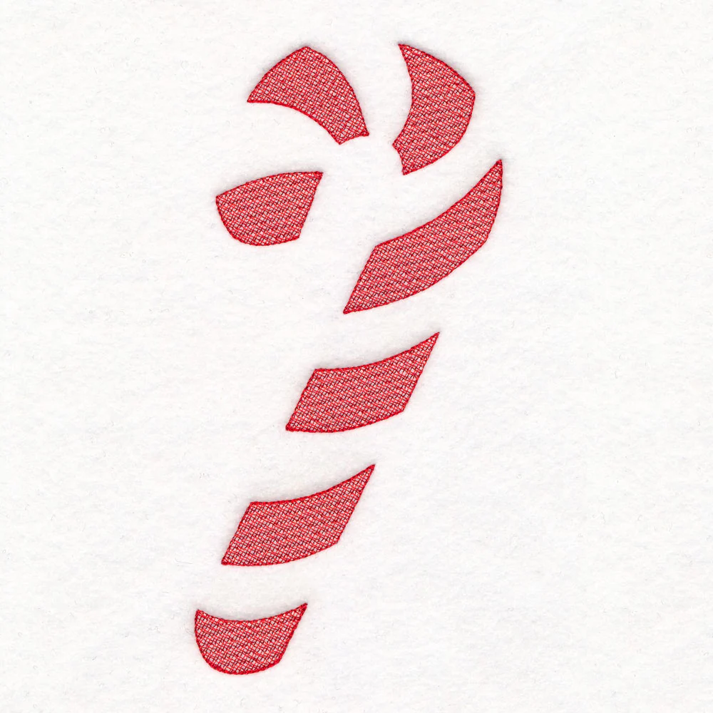 Christmas Candy Cane (Embossed) - Image 5