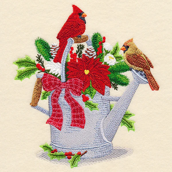 Christmas Cardinal Bouquet - Image 3