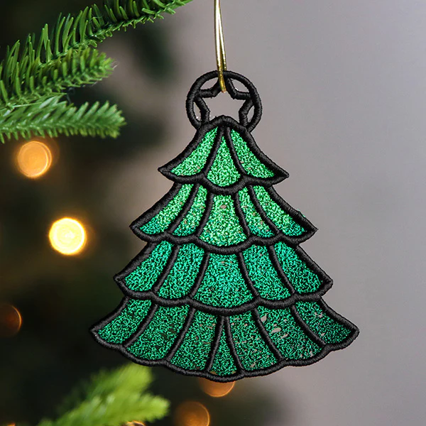 Christmas Charms Ornament - Tree (Lace) - Image 3