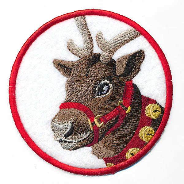 Christmas Cheer Coasters - Reindeer (In-the-Hoop) - Image 7