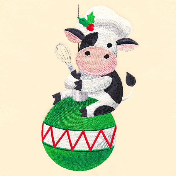 Christmas Chef Cow - Image 2