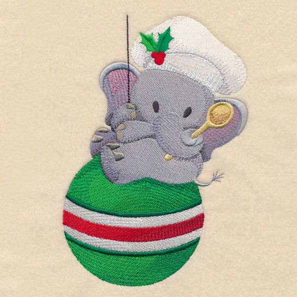 Christmas Chef Elephant - Image 3