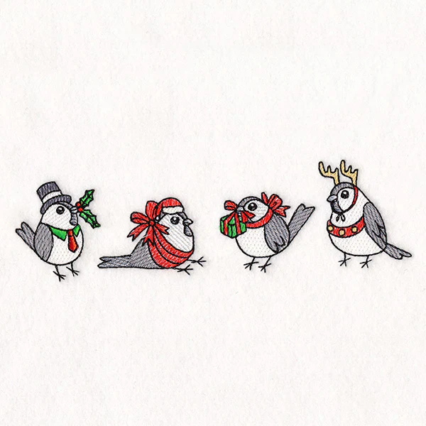 Christmas Chickadee Border - Image 5