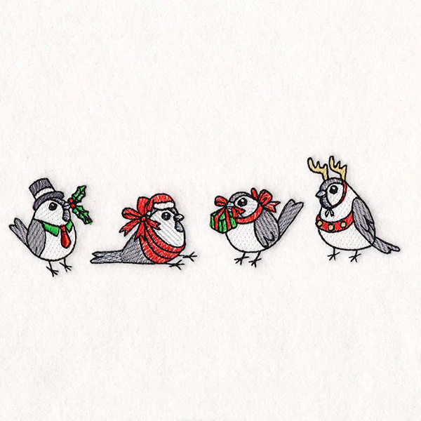 Christmas Chickadee Border - Image 7