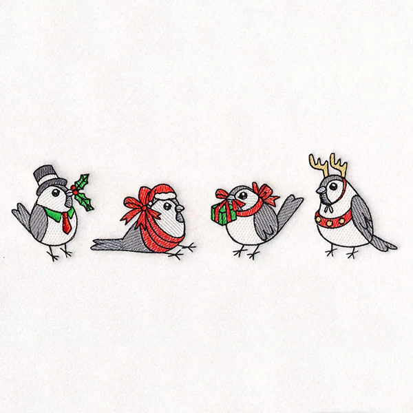 Christmas Chickadee Border - Image 9