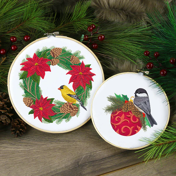 Christmas Chickadee on Ornament - Image 8