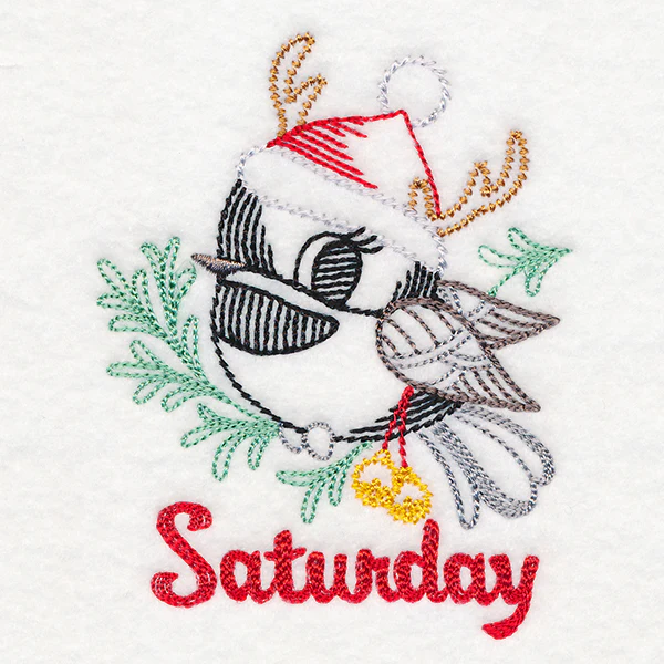 Christmas Chickadee - Saturday (Vintage) - Image 2
