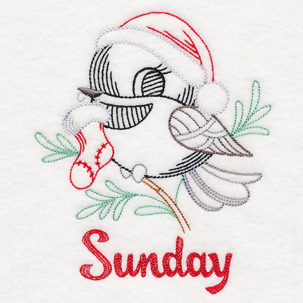 Christmas Chickadee - Sunday (Vintage) - Image 3