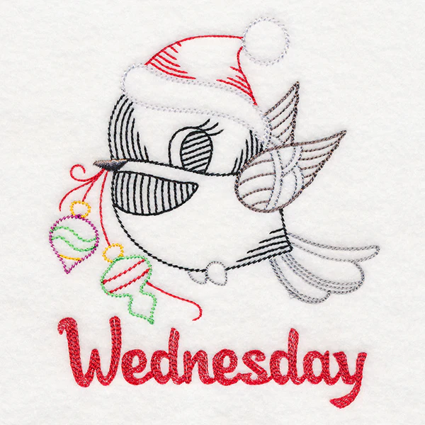 Christmas Chickadee - Wednesday (Vintage) - Image 3