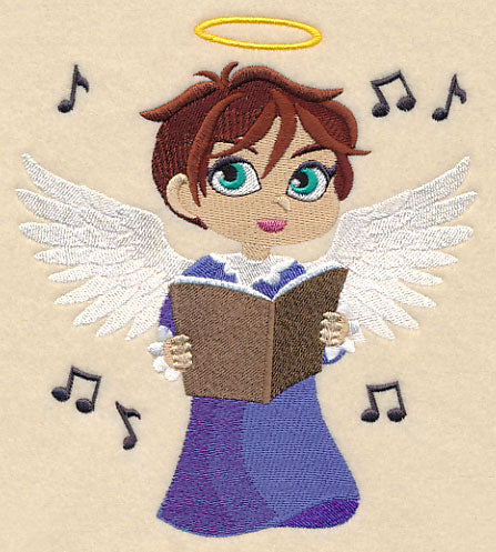 Christmas Chorus Angel with Song Book - Image 2