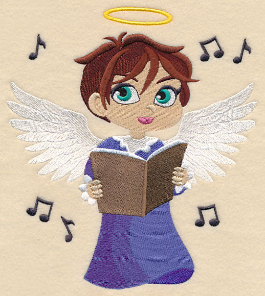 Christmas Chorus Angel with Song Book - Image 5