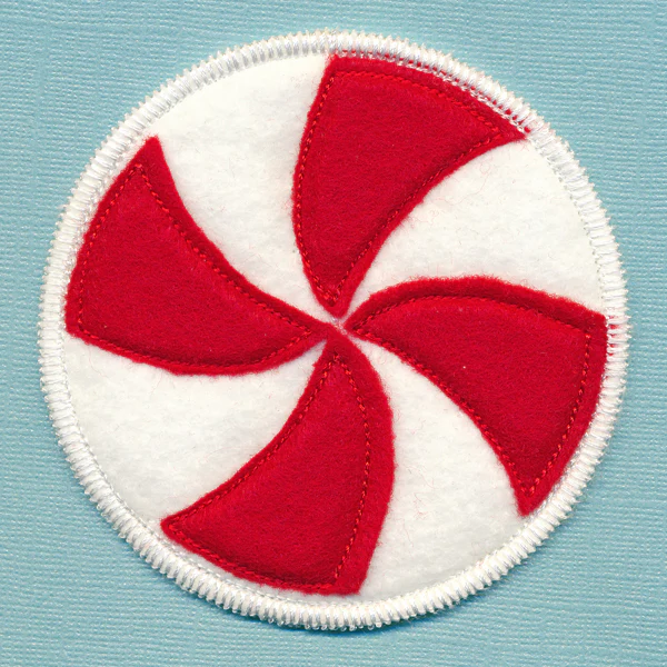Christmas Coaster - Candy (In-the-Hoop) - Image 2
