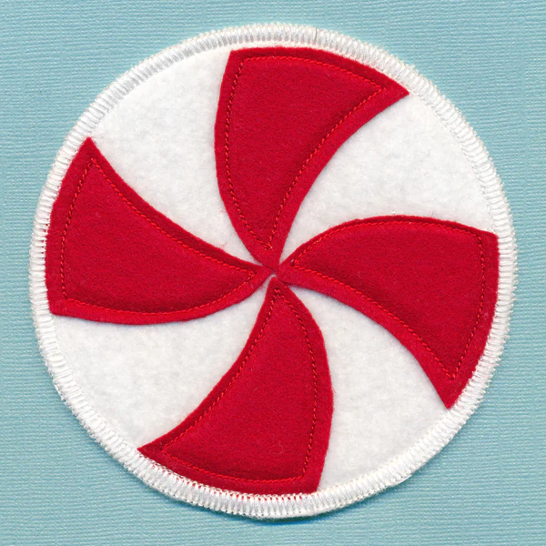 Christmas Coaster - Candy (In-the-Hoop) - Image 3