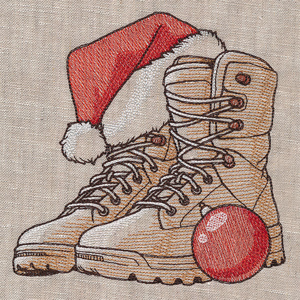 Christmas Combat Boots - Image 5