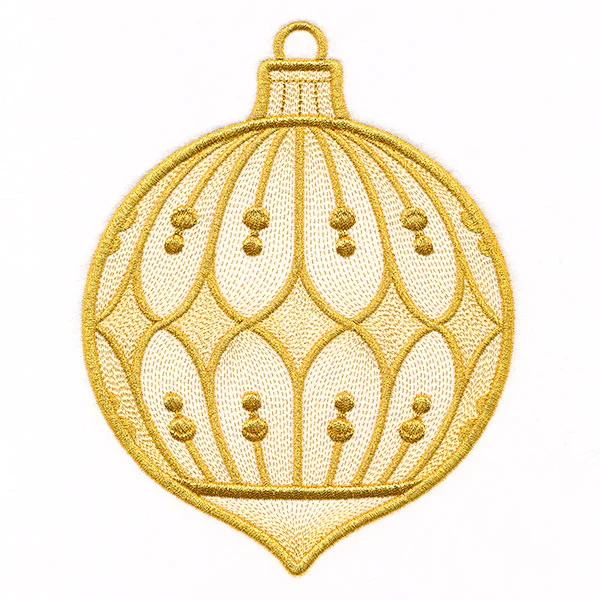 Christmas Contours Ornament 1